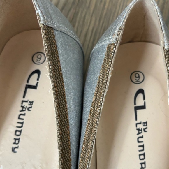 CL Chinese Laundry Silver Bow Ballet Flats Women’s size 9 - Picture 8 of 8